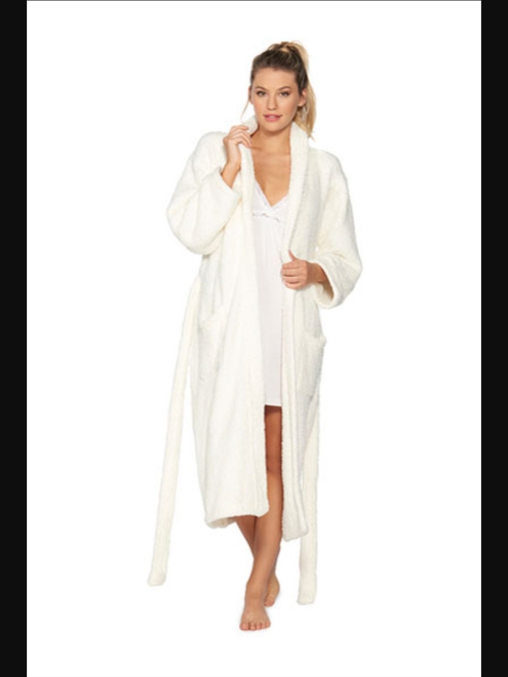 Barefoot Dreams CozyChic Pearl Robe - Picture 2 of 5